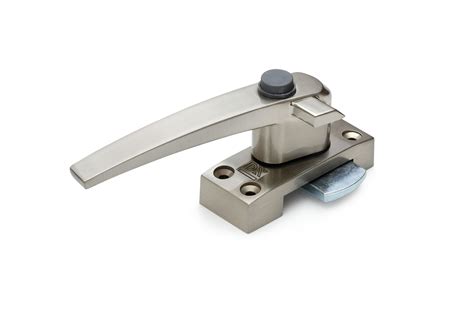 Raamboompje met drukknop RVS finish, links .